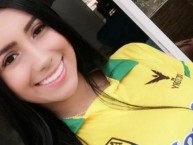 Hincha - Tribunera - Chica - Fanatica de la Barra: Fortaleza Leoparda Sur • Club: Atlético Bucaramanga