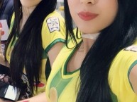 Hincha - Tribunera - Chica - Fanatica de la Barra: Fortaleza Leoparda Sur • Club: Atlético Bucaramanga