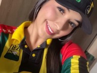 Hincha - Tribunera - Chica - Fanatica de la Barra: Fortaleza Leoparda Sur • Club: Atlético Bucaramanga • País: Colombia