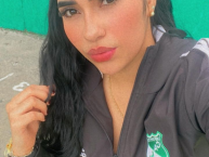 Hincha - Tribunera - Chica - Fanatica de la Barra: Frente Radical Verdiblanco • Club: Deportivo Cali