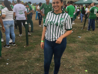 Hincha - Tribunera - Chica - Fanatica de la Barra: Frente Radical Verdiblanco • Club: Deportivo Cali