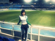 Hincha - Tribunera - Chica - Fanatica de la Barra: Frente Radical Verdiblanco • Club: Deportivo Cali