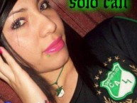 Hincha - Tribunera - Chica - Fanatica de la Barra: Frente Radical Verdiblanco • Club: Deportivo Cali