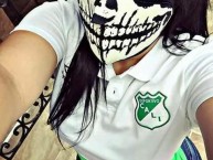 Hincha - Tribunera - Chica - Fanatica de la Barra: Frente Radical Verdiblanco • Club: Deportivo Cali