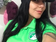 Hincha - Tribunera - Chica - Fanatica de la Barra: Frente Radical Verdiblanco • Club: Deportivo Cali