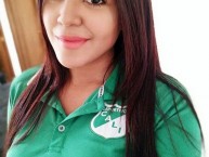 Hincha - Tribunera - Chica - Fanatica de la Barra: Frente Radical Verdiblanco • Club: Deportivo Cali