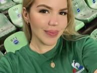 Hincha - Tribunera - Chica - Fanatica de la Barra: Frente Radical Verdiblanco • Club: Deportivo Cali