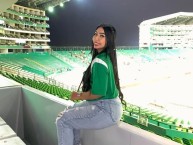 Hincha - Tribunera - Chica - Fanatica de la Barra: Frente Radical Verdiblanco • Club: Deportivo Cali