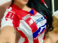 Hincha - Tribunera - Chica - Fanatica de la Barra: Frente Rojiblanco Sur • Club: Junior de Barranquilla