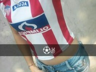 Hincha - Tribunera - Chica - Fanatica de la Barra: Frente Rojiblanco Sur • Club: Junior de Barranquilla