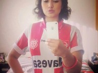 Hincha - Tribunera - Chica - Fanatica de la Barra: Furia Roja • Club: Técnico Universitario • País: Ecuador