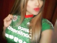 Hincha - Tribunera - Chica - Fanatica de la Barra: Fúria Verde • Club: Marathón