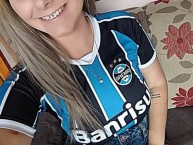 Hincha - Tribunera - Chica - Fanatica de la Barra: Geral do Grêmio • Club: Grêmio • País: Brasil