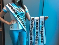 Hincha - Tribunera - Chica - Fanatica de la Barra: Geral do Grêmio • Club: Grêmio