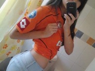 Hincha - Tribunera - Chica - Fanatica de la Barra: Huracan Naranja • Club: Cobreloa