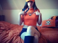 Hincha - Tribunera - Chica - Fanatica de la Barra: Huracan Naranja • Club: Cobreloa