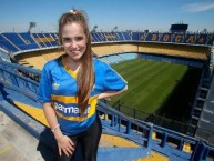 Hincha - Tribunera - Chica - "Barbara Rico, integrante de 'Las Boquitas', las porristas de Boca" Fanatica de la Barra: La 12 • Club: Boca Juniors