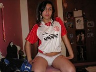 Hincha - Tribunera - Chica - Fanatica de la Barra: La Banda de la Quema • Club: Huracán