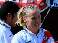 Hincha - Tribunera - Chica - "Valentina Shevchenko" Fanatica de la Barra: La Banda del Basurero • Club: Deportivo Municipal