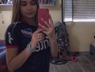 Hincha - Tribunera - Chica - Fanatica de la Barra: La Banda del Parque • Club: Nacional • País: Uruguay