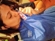 Hincha - Tribunera - Chica - Fanatica de la Barra: La Banda del Parque • Club: Nacional