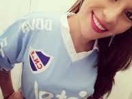 Hincha - Tribunera - Chica - Fanatica de la Barra: La Banda del Parque • Club: Nacional • País: Uruguay