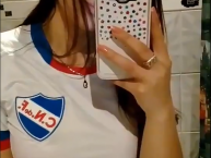 Hincha - Tribunera - Chica - Fanatica de la Barra: La Banda del Parque • Club: Nacional