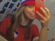 Hincha - Tribunera - Chica - Fanatica de la Barra: La Banda del Parque • Club: Nacional • País: Uruguay