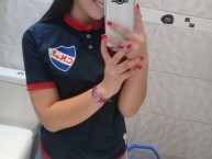 Hincha - Tribunera - Chica - Fanatica de la Barra: La Banda del Parque • Club: Nacional • País: Uruguay