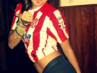 Hincha - Tribunera - Chica - Fanatica de la Barra: La Barra de la Bomba • Club: Unión de Santa Fe