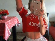 Hincha - Tribunera - Chica - Fanatica de la Barra: La Barra del Rojo • Club: Independiente