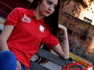 Hincha - Tribunera - Chica - Fanatica de la Barra: La Guardia Albi Roja Sur • Club: Independiente Santa Fe