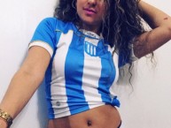 Hincha - Tribunera - Chica - Fanatica de la Barra: La Guardia Imperial • Club: Racing Club • País: Argentina