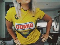 Hincha - Tribunera - Chica - Fanatica de la Barra: La Monumental • Club: América