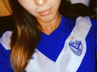 Hincha - Tribunera - Chica - Fanatica de la Barra: La Pandilla de Liniers • Club: Vélez Sarsfield