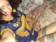 Hincha - Tribunera - Chica - Fanatica de la Barra: La Rebel • Club: Pumas