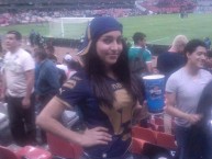 Hincha - Tribunera - Chica - Fanatica de la Barra: La Rebel • Club: Pumas