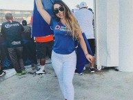 Hincha - Tribunera - Chica - Fanatica de la Barra: La Sangre Azul • Club: Cruz Azul