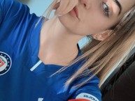 Hincha - Tribunera - Chica - Fanatica de la Barra: La Sangre Azul • Club: Cruz Azul • País: México