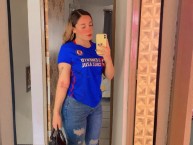 Hincha - Tribunera - Chica - Fanatica de la Barra: La Sangre Azul • Club: Cruz Azul