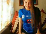 Hincha - Tribunera - Chica - Fanatica de la Barra: La Sangre Azul • Club: Cruz Azul