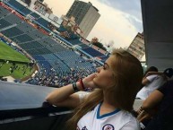 Hincha - Tribunera - Chica - Fanatica de la Barra: La Sangre Azul • Club: Cruz Azul