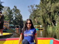 Hincha - Tribunera - Chica - Fanatica de la Barra: La Sangre Azul • Club: Cruz Azul