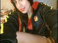 Hincha - Tribunera - Chica - Fanatica de la Barra: Lobo Sur • Club: Pereira