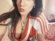 Hincha - Tribunera - Chica - Fanatica de la Barra: Los Borrachos del Tablón • Club: River Plate