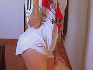 Hincha - Tribunera - Chica - Fanatica de la Barra: Los Borrachos del Tablón • Club: River Plate