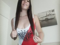 Hincha - Tribunera - Chica - Fanatica de la Barra: Los Borrachos del Tablón • Club: River Plate