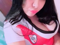 Hincha - Tribunera - Chica - Fanatica de la Barra: Los Borrachos del Tablón • Club: River Plate