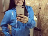 Hincha - Tribunera - Chica - Fanatica de la Barra: Los Cruzados • Club: Universidad Católica