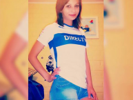 Hincha - Tribunera - Chica - Fanatica de la Barra: Los Cruzados • Club: Universidad Católica